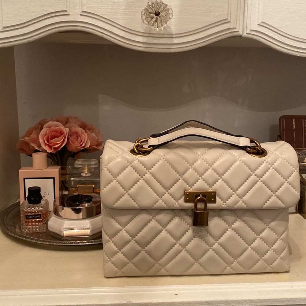 KURT GEIGER Mini Brixton Lock Leather Bag